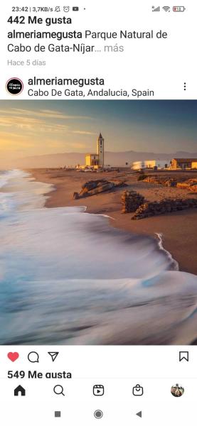 Apartamento en 1ª linea de playa y Parque Natural Cabo de Gata - planta semisotano, Cabo De Gata